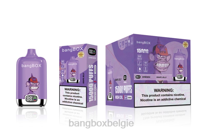 Bang Beach Vapes - Bang Box 15000 trekjes druivengelei 66PL49
