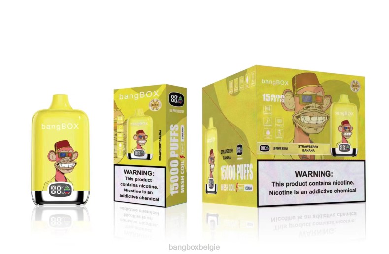 Bang Box Vape - Bang Box 15000 trekjes aardbei banaan 66PL43
