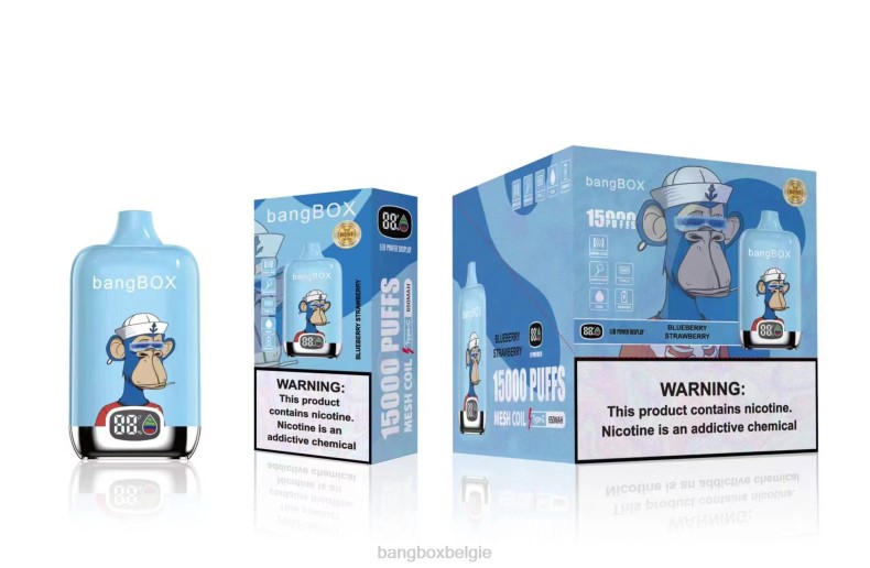 Bang Box Vape - Bang Box 15000 trekjes bosbes aardbei 66PL38