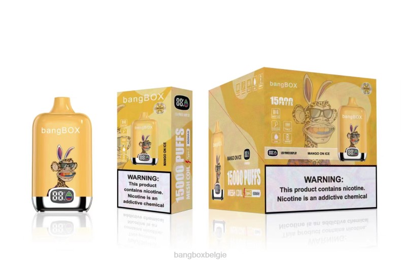 Bang Box Vape - Bang Box 15000 trekjes mango op ijs 66PL48