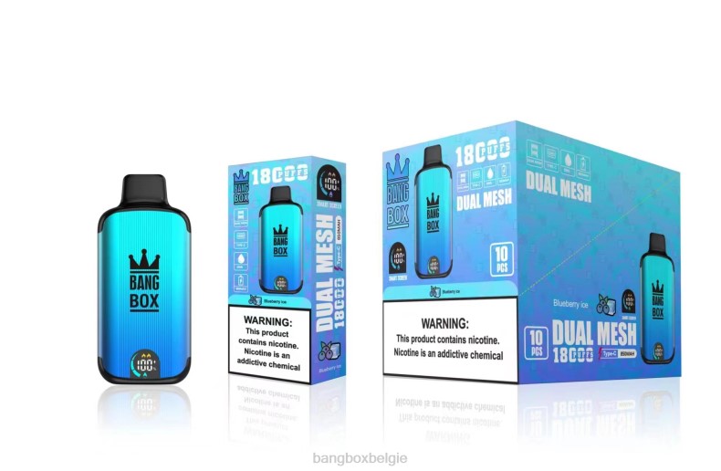 Bang Beach Vape Review - Bang Box 18000 trekjes bosbessen ijs 66PL90