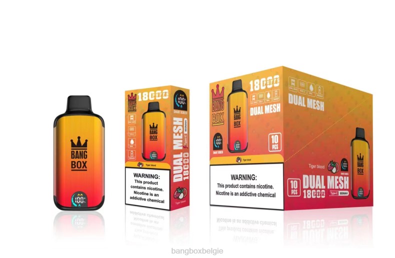 Bang Beach Vapes - Bang Box 18000 trekjes tijgerbloed 66PL94