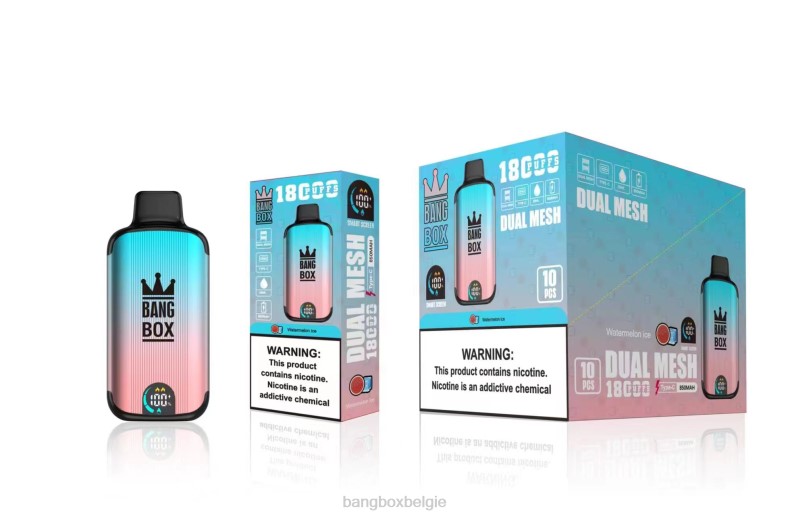 Bang Box België - Bang Box 18000 trekjes watermeloen ijs 66PL96