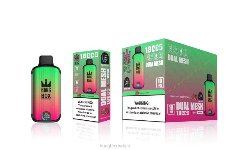 Bang Box Brussel - Bang Box 18000 trekjes frambozen watermeloen 66PL97