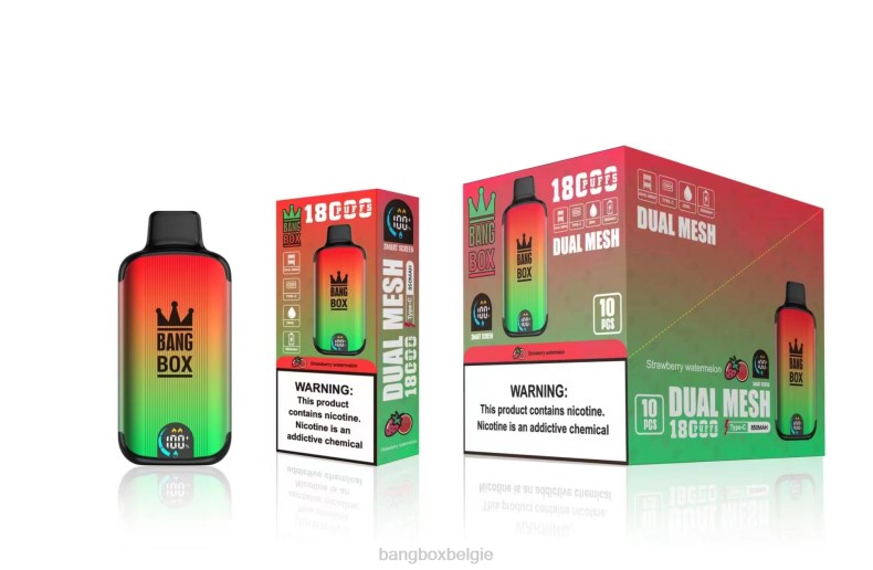 Bang Box Vape - Bang Box 18000 trekjes aardbei watermeloen 66PL88