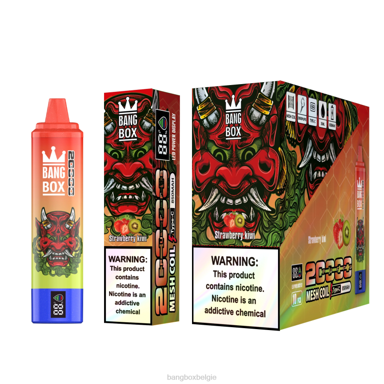 Bang Box België - Bang Box 20.000 trekjes slim scherm aardbei-kiwi 66PL51