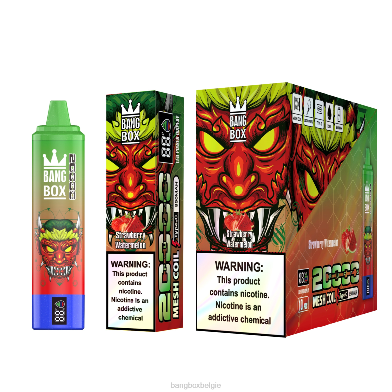 Bang Box Brussel - Bang Box 20.000 trekjes slim scherm aardbei watermeloen 66PL52
