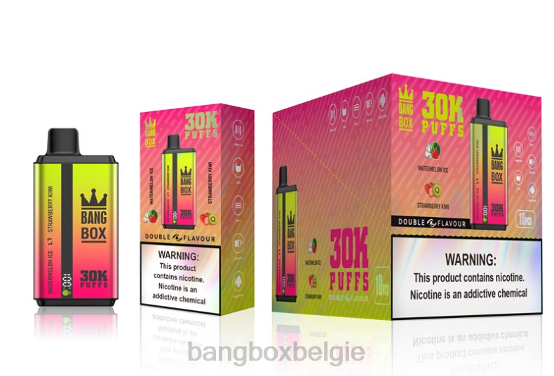 Bang Box Brussel - Bang Box 30.000 soesjes dubbele smaken watermeloenijs en aardbei-kiwi 66PL62