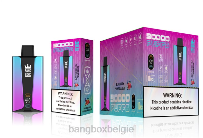 Bang Beach Vape Review - Bang Box 30.000 trekjes slim scherm bosbessen pomgerante 66PL80