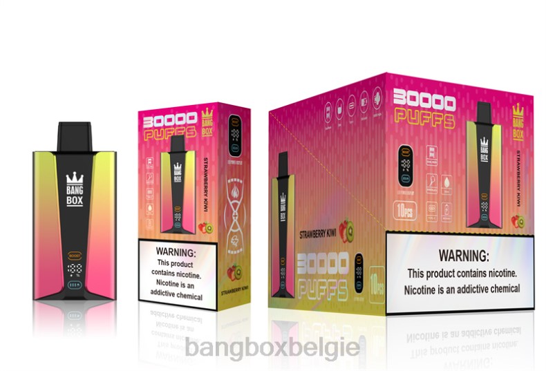 Bang Beach Vapes - Bang Box 30.000 trekjes slim scherm aardbei-kiwi 66PL74