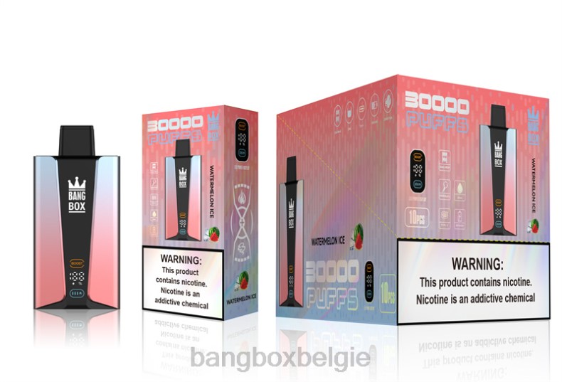 Bang Box België - Bang Box 30.000 trekjes slim scherm watermeloen ijs 66PL86