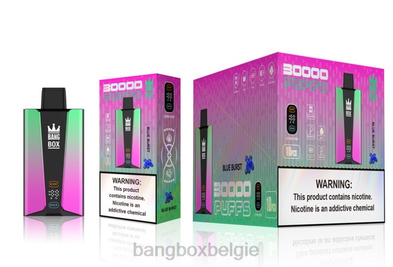 Bang Box Brussel - Bang Box 30.000 trekjes slim scherm blauwe uitbarsting 66PL82