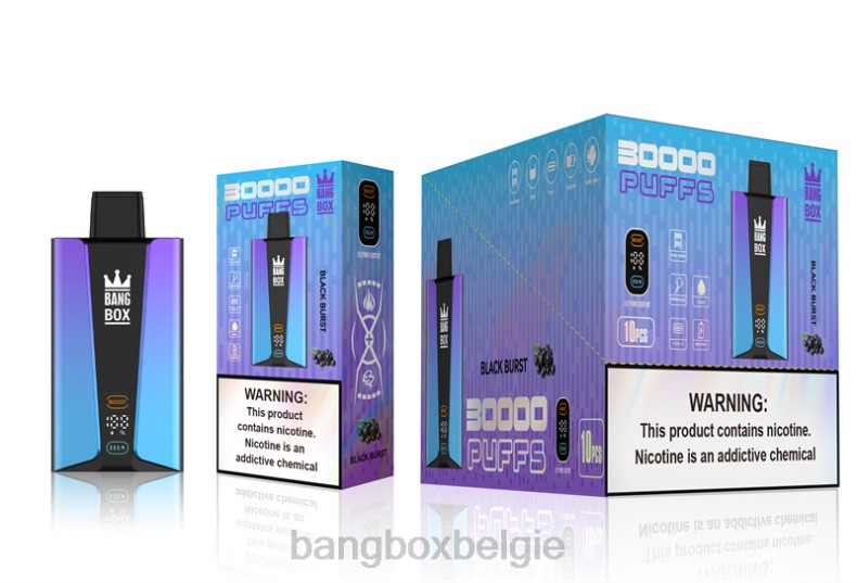 Bang Box Brussel - Bang Box 30.000 trekjes slim scherm zwarte uitbarsting 66PL77
