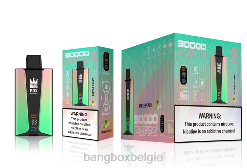 Bang Box Vape - Bang Box 30.000 trekjes slim scherm appel perzik 66PL83