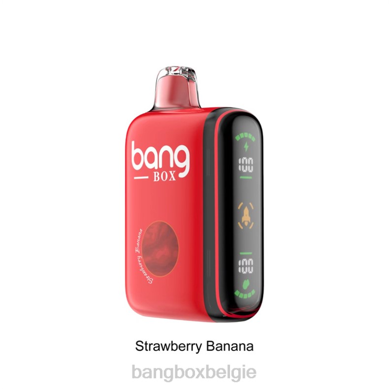 Bang Beach Vape Review - Bang Box Intelligente vermogensweergave van 9000-18000 rookwolken aardbei banaan 66PL25
