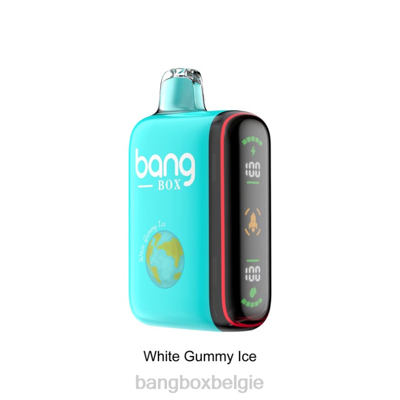 Bang Beach Vape Review - Bang Box Intelligente vermogensweergave van 9000-18000 rookwolken wit gomachtig ijs 66PL30