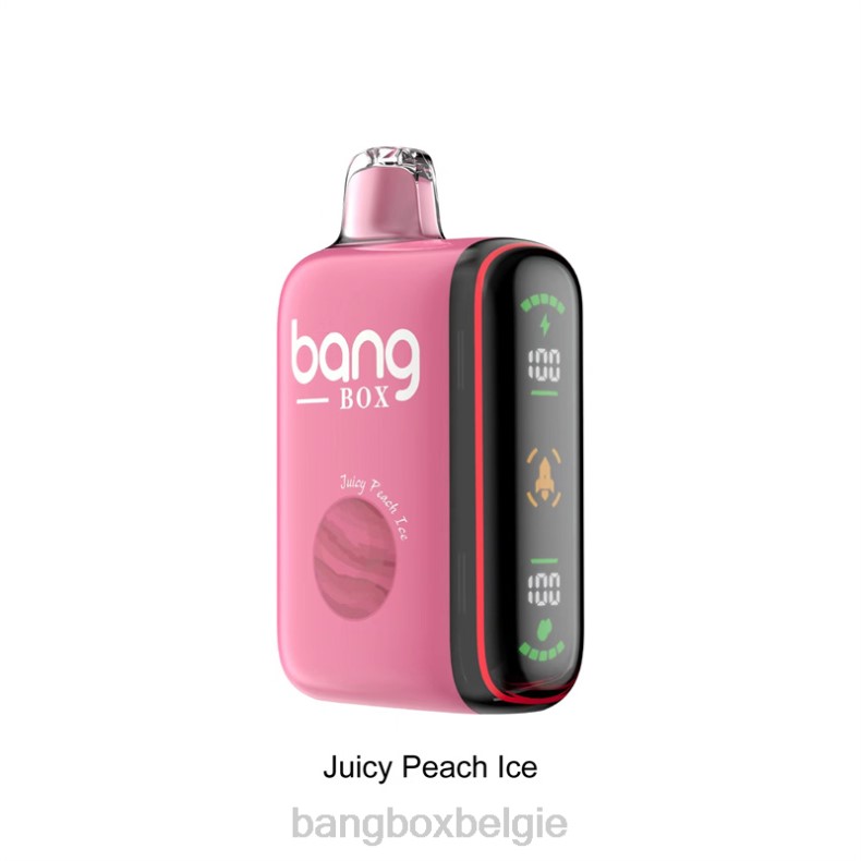 Bang Beach Vapes - Bang Box Intelligente vermogensweergave van 9000-18000 rookwolken sappig perzikijs 66PL29