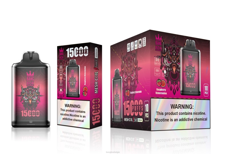 Bang Beach Vape Review - Bang Box s1-15000 trekjes frambozen watermeloen 66PL105