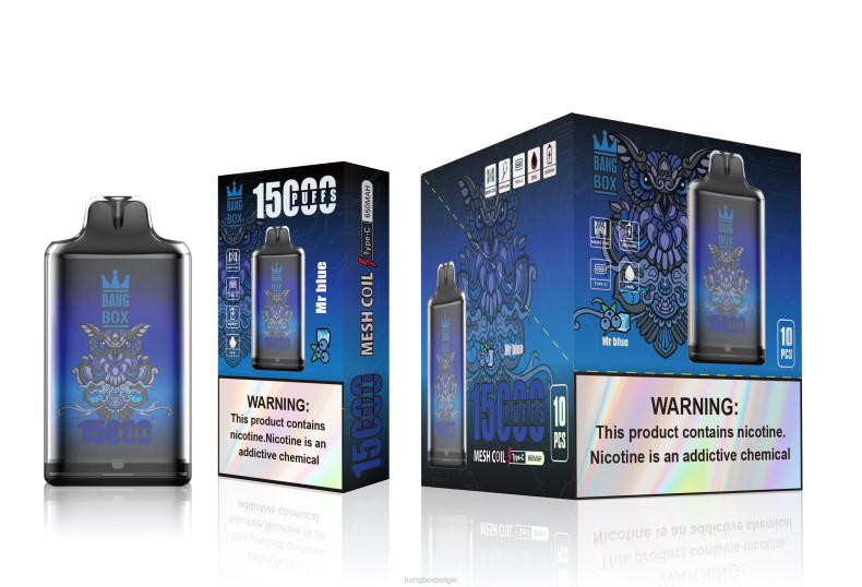 Bang Beach Vapes - Bang Box s1-15000 trekjes meneer blauw 66PL109
