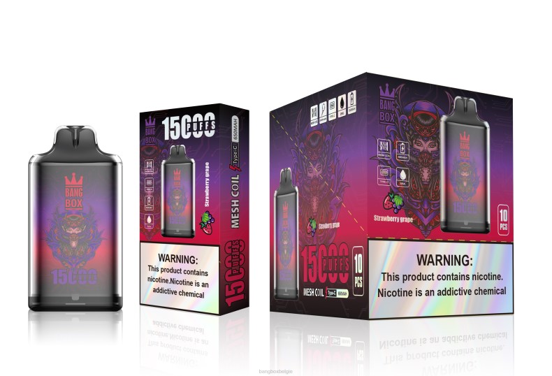 Bang Box België - Bang Box s1-15000 trekjes aardbei druif 66PL111