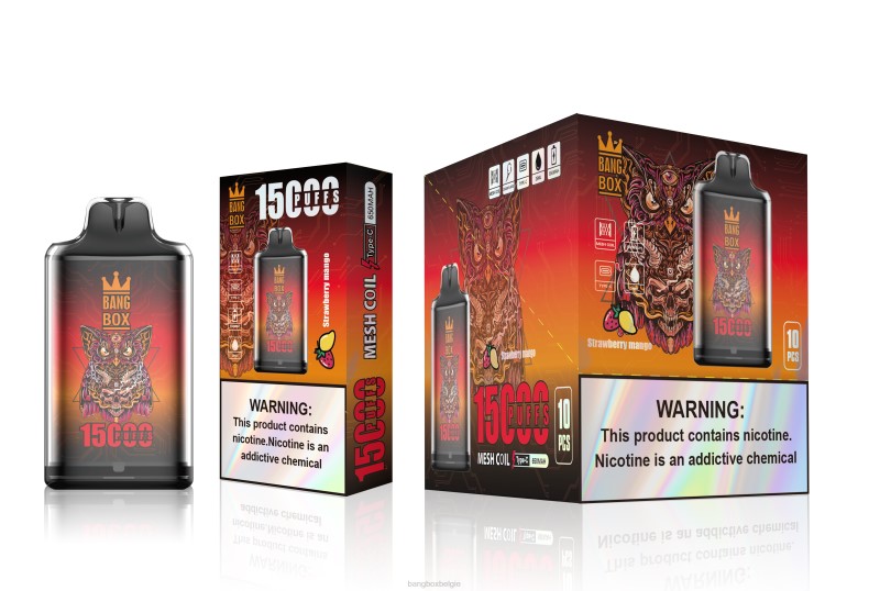 Bang Box België - Bang Box s1-15000 trekjes aardbei-mango 66PL101
