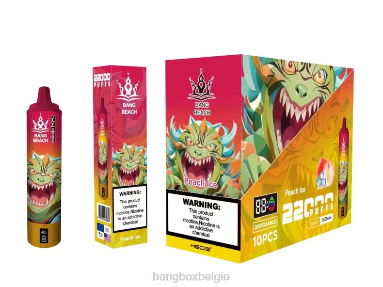 Bang Box België - Bang Beach 22000 trekjes slim scherm perzik ijs 66PL16