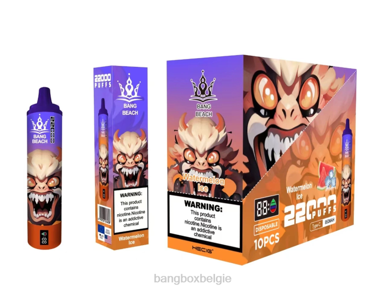 Bang Box Brussel - Bang Beach 22000 trekjes slim scherm watermeloen ijs 66PL22