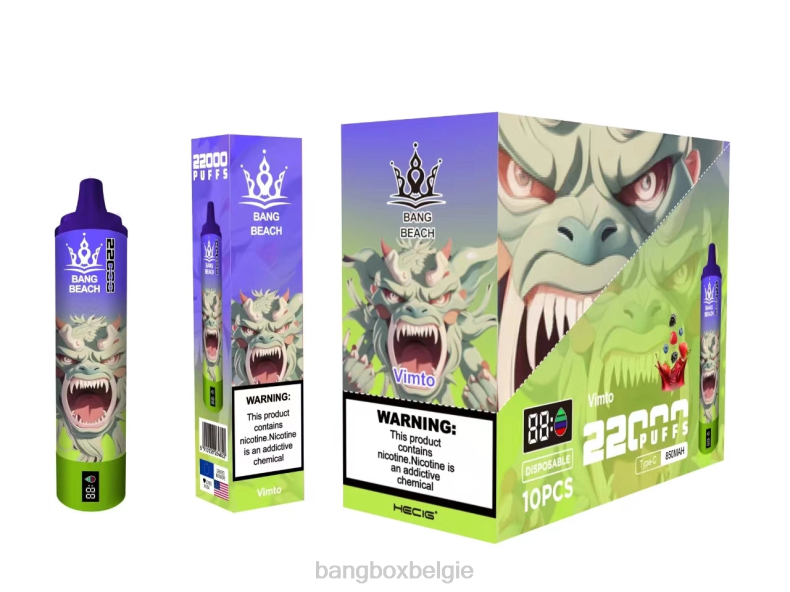 Bang Box Vape - Bang Beach 22000 trekjes slim scherm vimto 66PL18